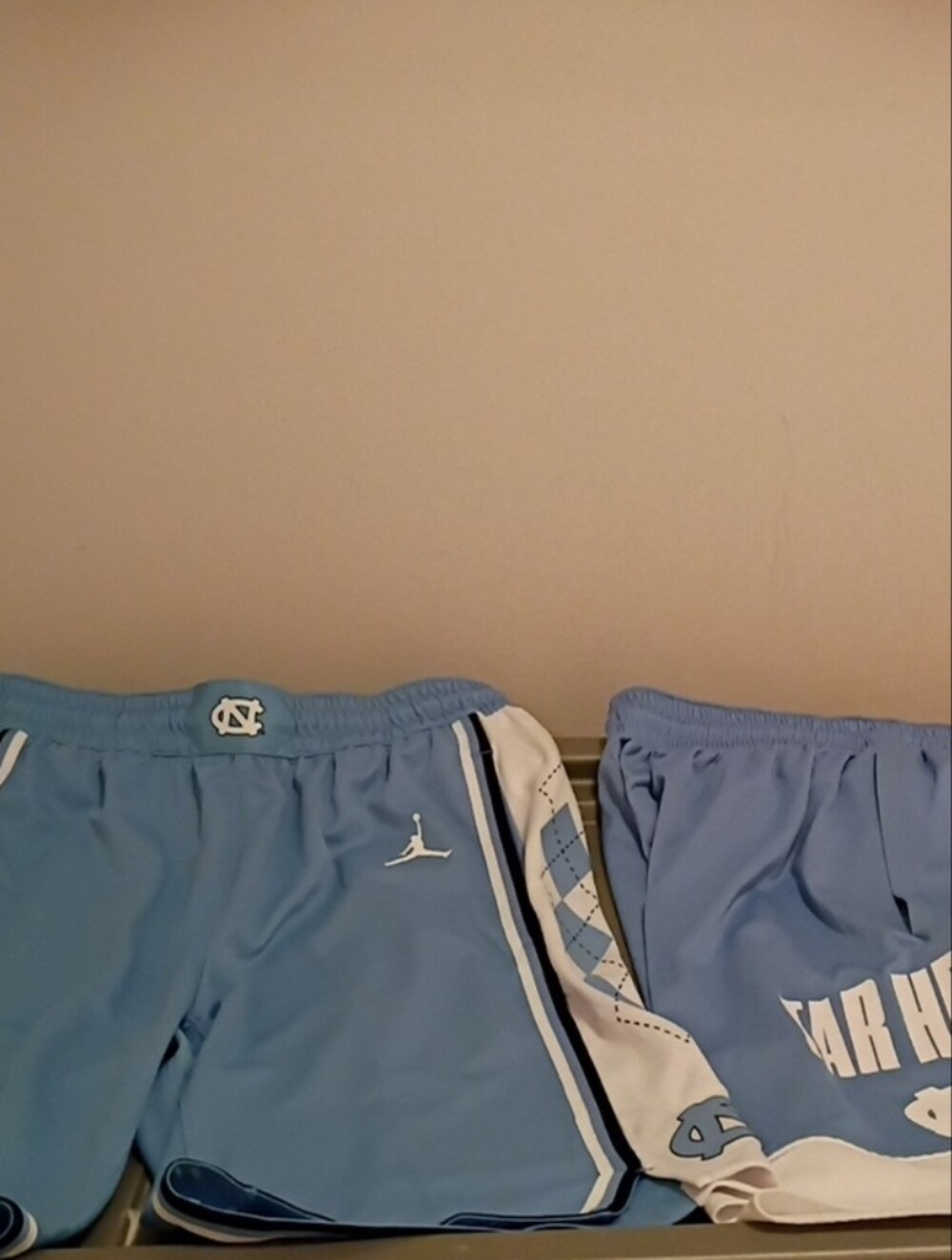 NIKE AND JORDAN NC UNC SHORTS